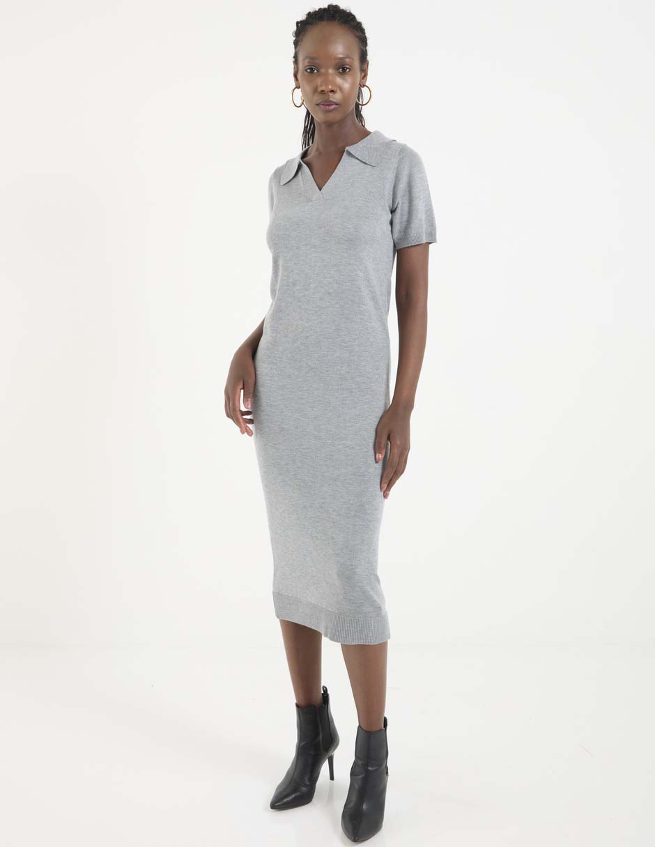 Vestido midi casual para mujer Vestido midi casual para mujer