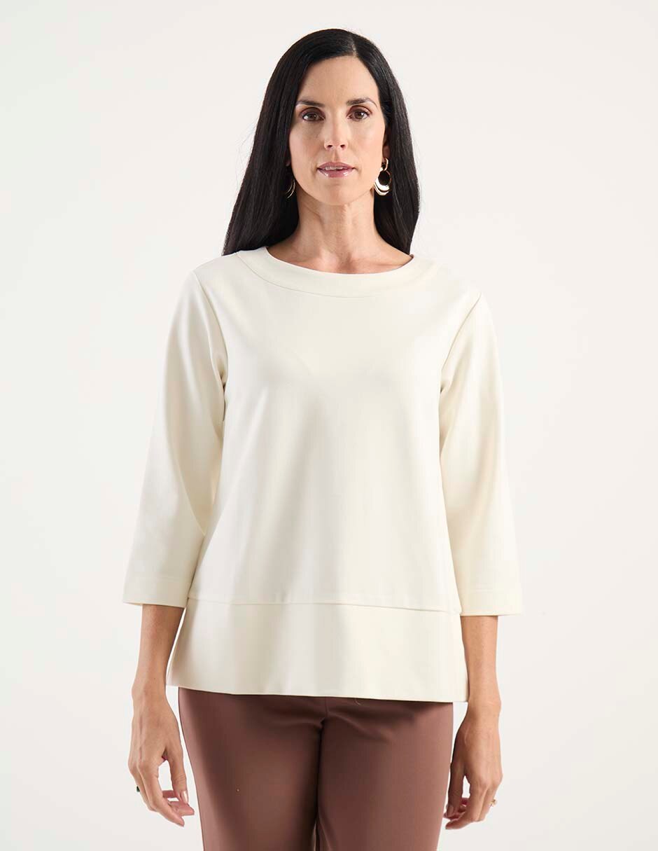 Imagen de producto PLAYERA WKM25354-12 WEEK, CH, VAINILLA