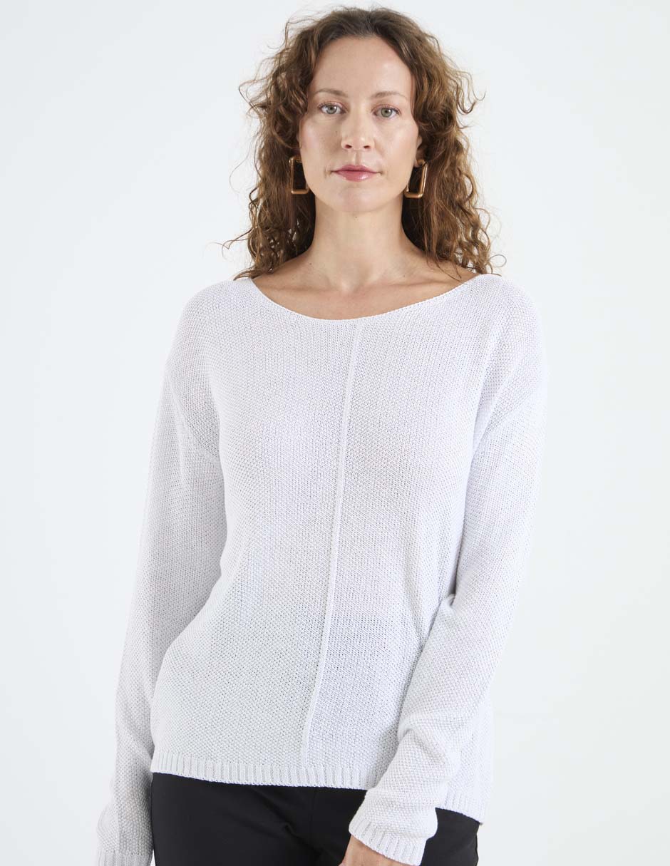 Suéter cuello redondo para mujer Suéter cuello redondo para mujer