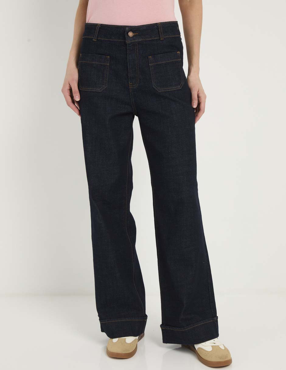 Jeans straight para mujer 1