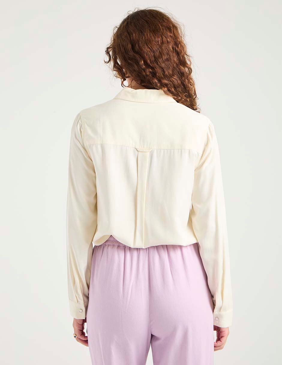 BLUSA WKM25501-12 WEEKEN, EG, VAINILLA