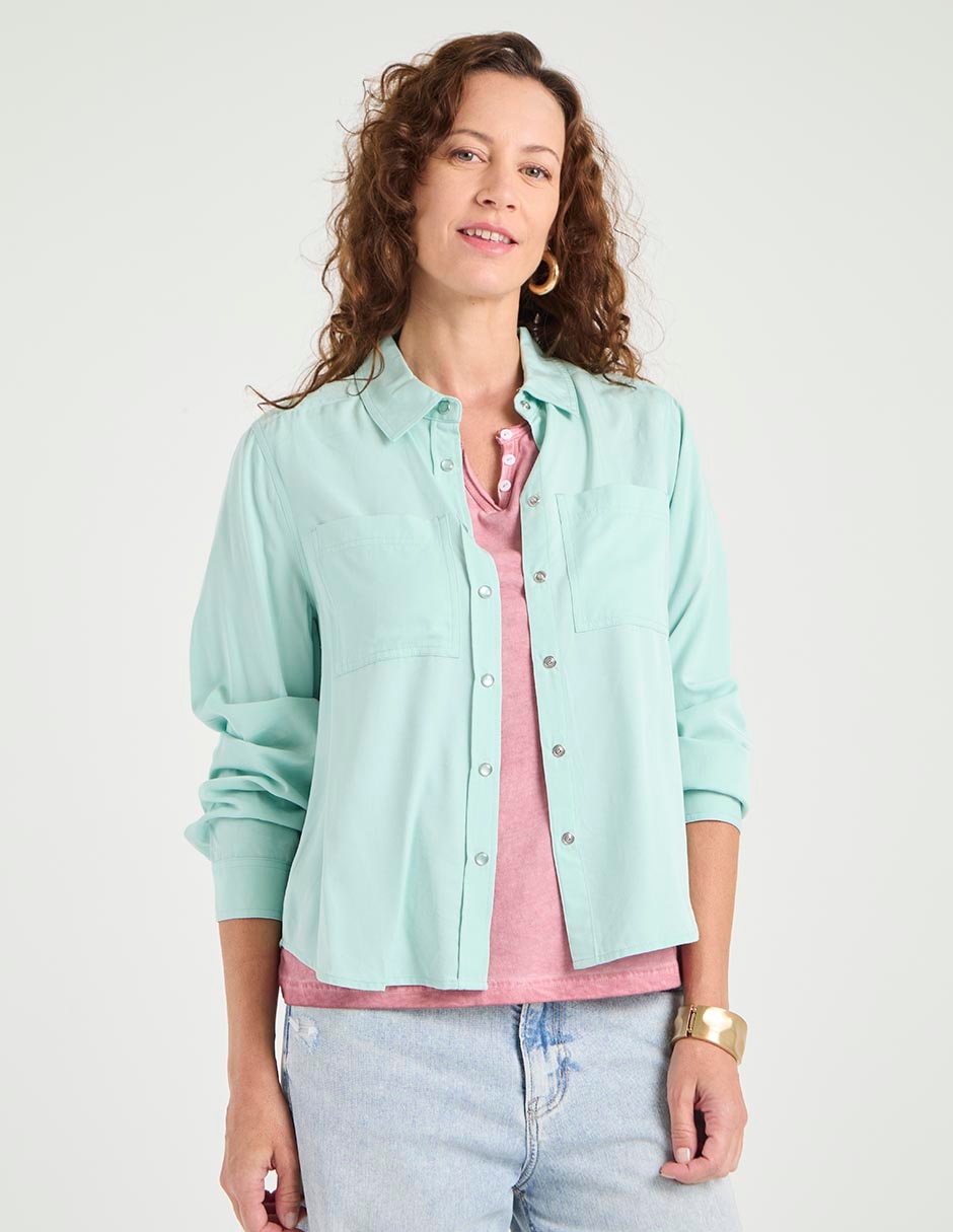 Blusa manga larga para mujer 1