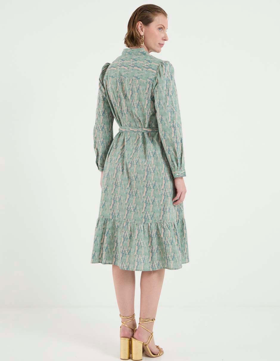 Vestido a la rodilla casual para mujer 2