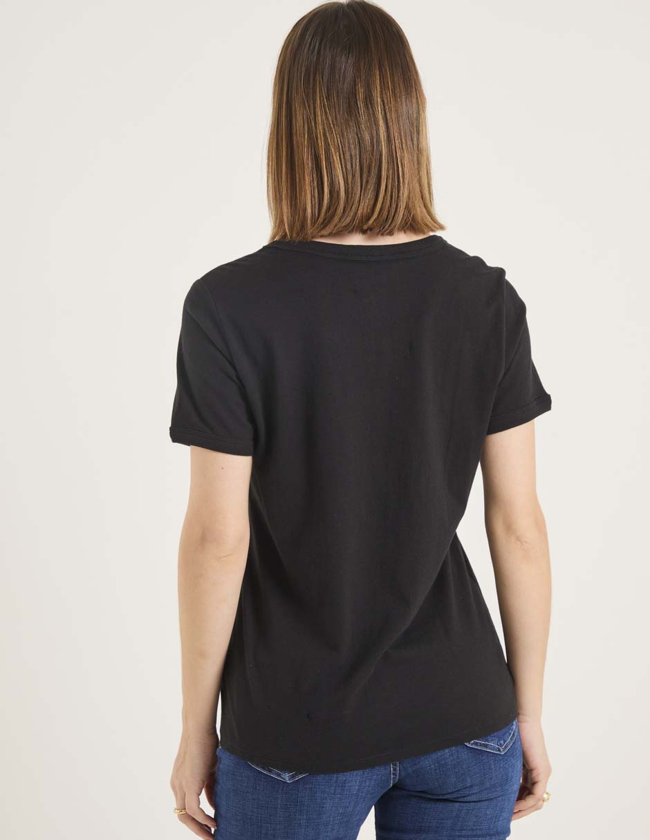Playera manga corta Cheshire Cat cuello redondo para mujer 2