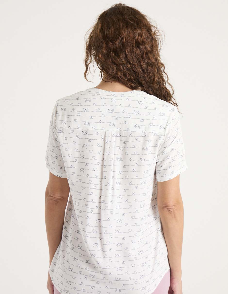 Blusa manga corta para mujer 2