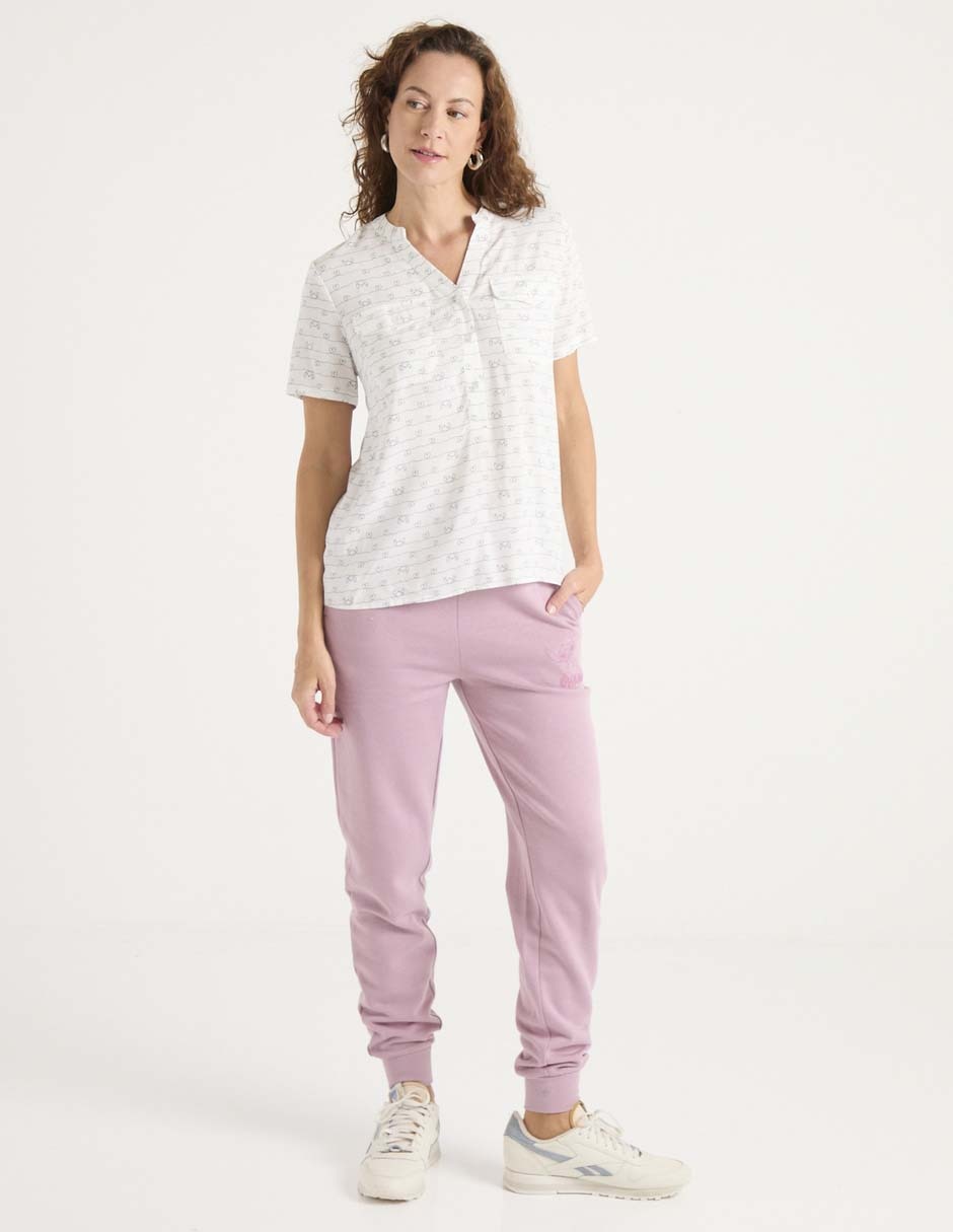 Blusa manga corta para mujer 3