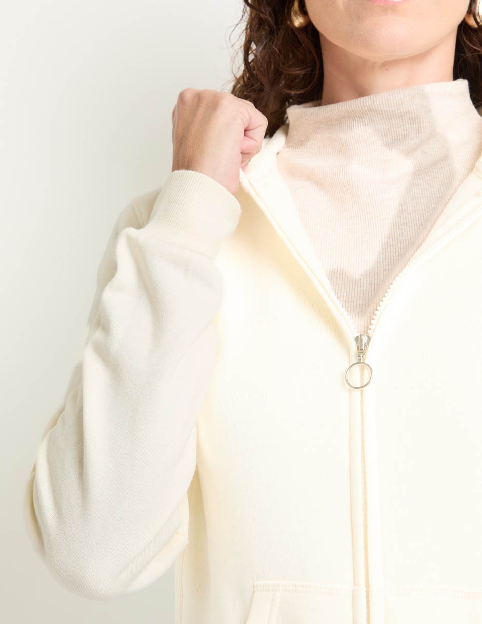 Sudadera con capucha y bolsas para mujer 4
