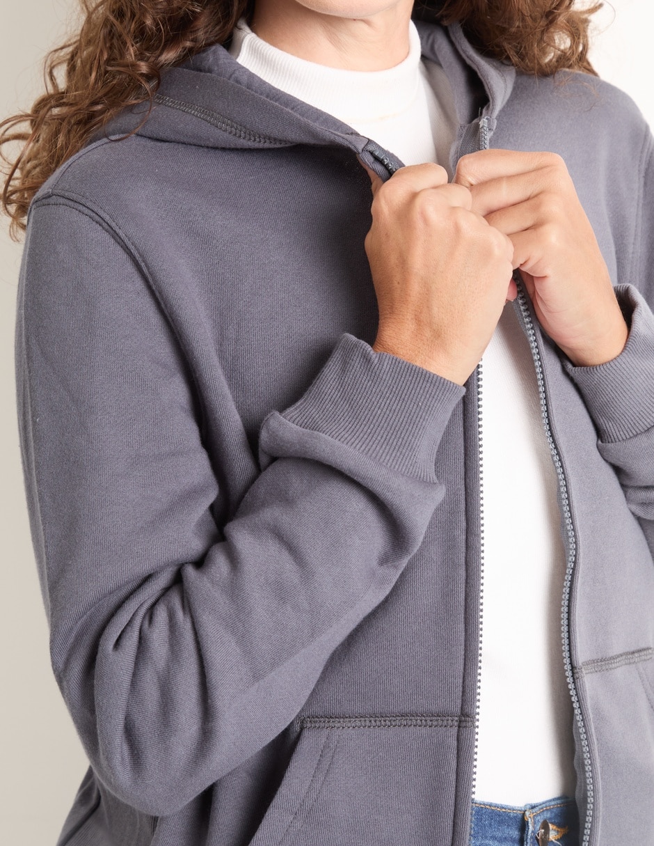 Sudadera con capucha y bolsa para mujer 5