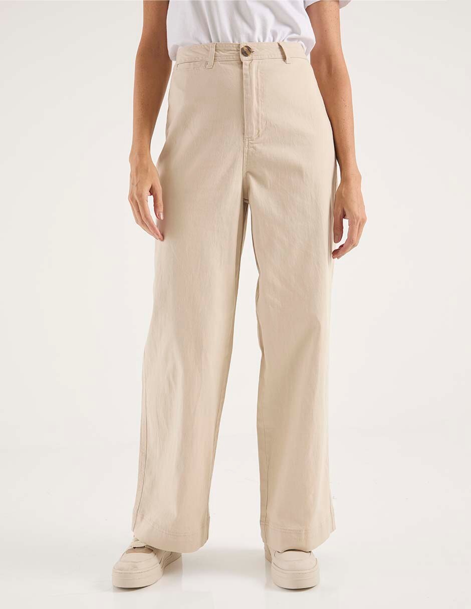 Pantalón flare amplio para mujer Pantalón flare amplio para mujer
