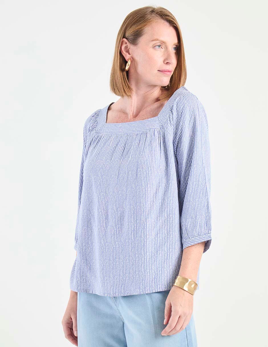 Blusa manga 3/4 para mujer 1