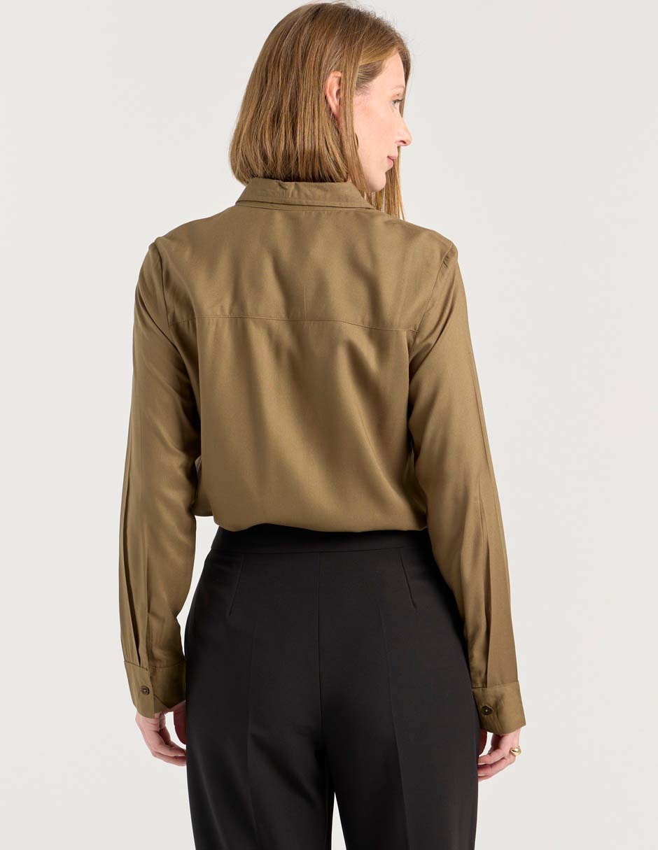 Blusa Weekend manga larga para mujer