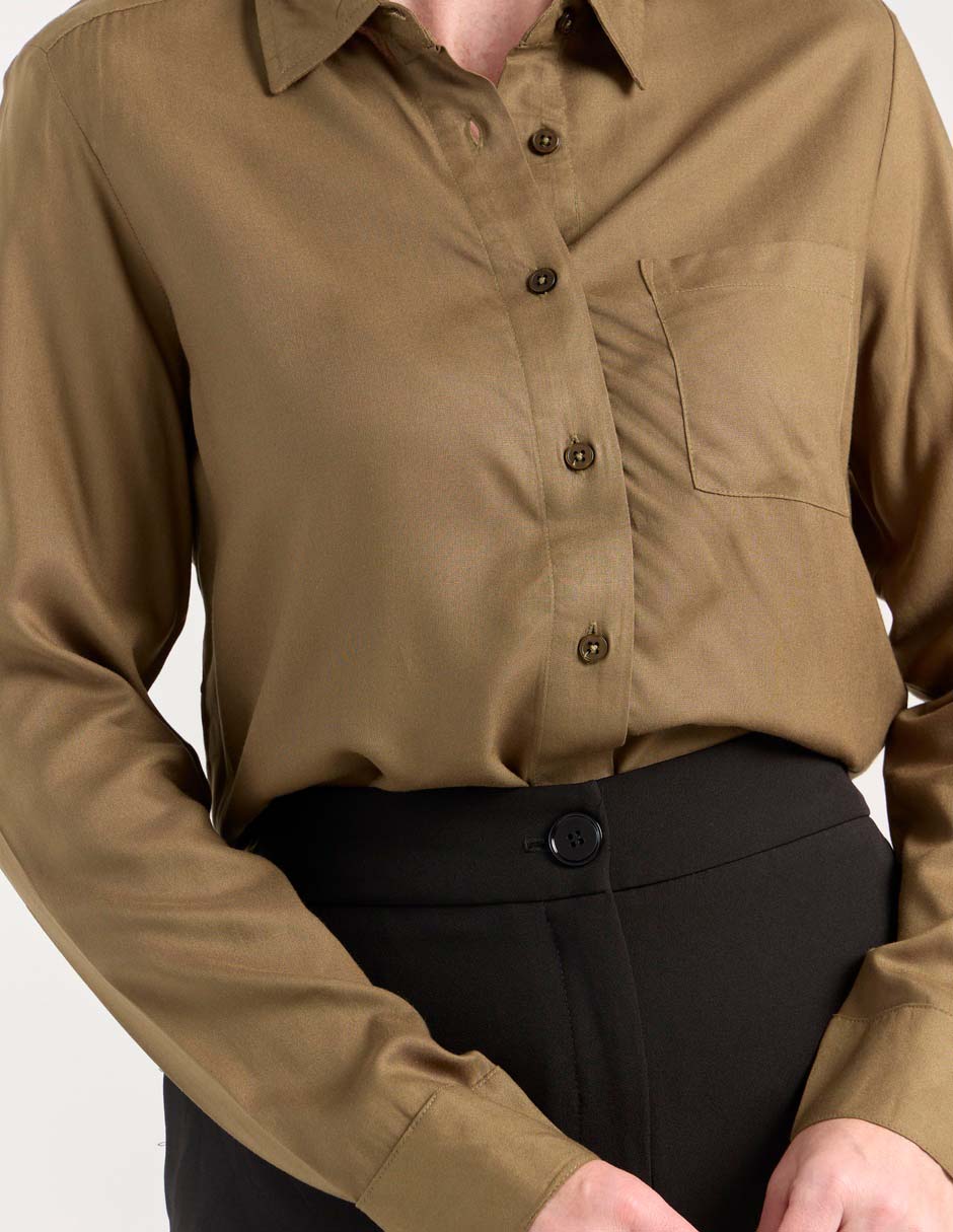 Blusa Weekend manga larga para mujer