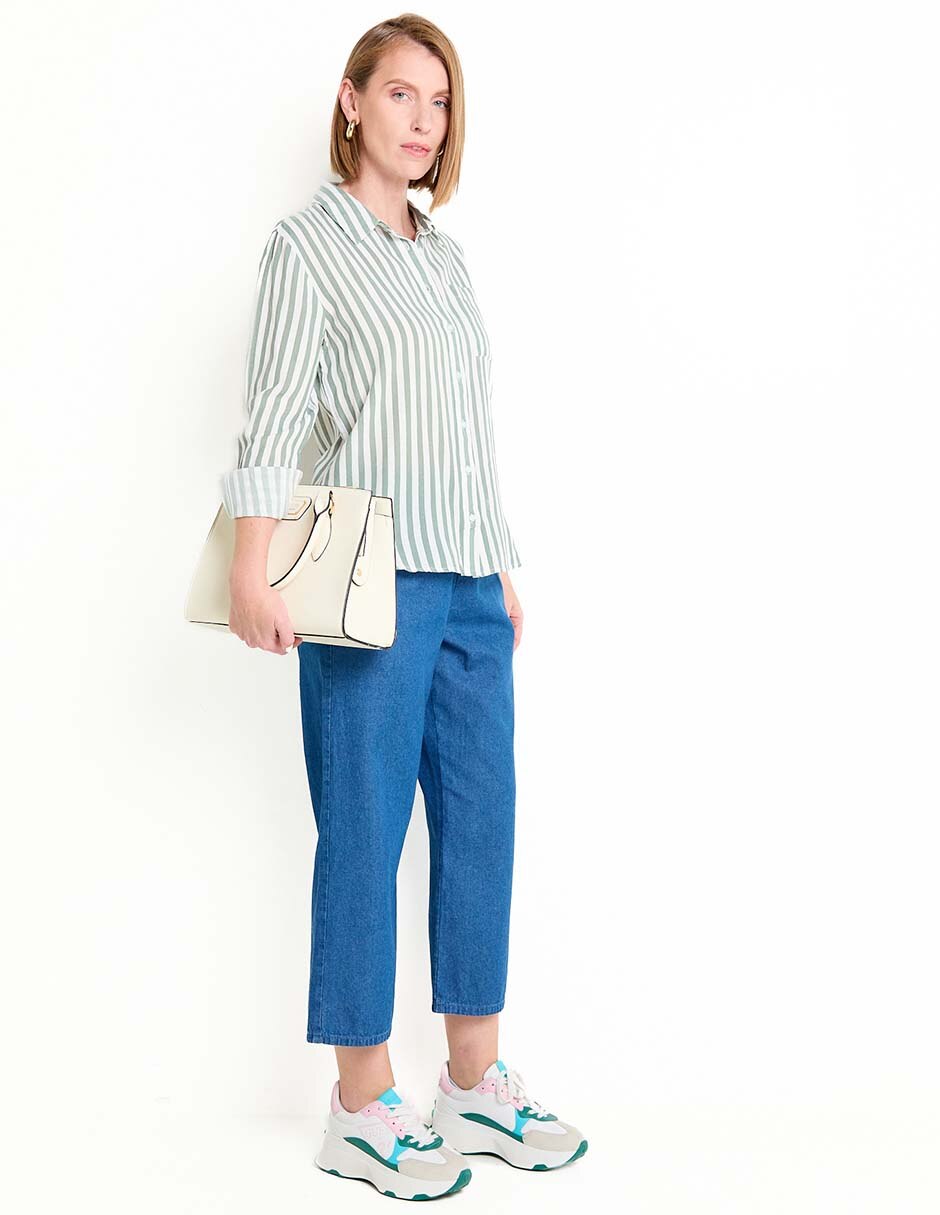 Pantalón capri straight para mujer 3
