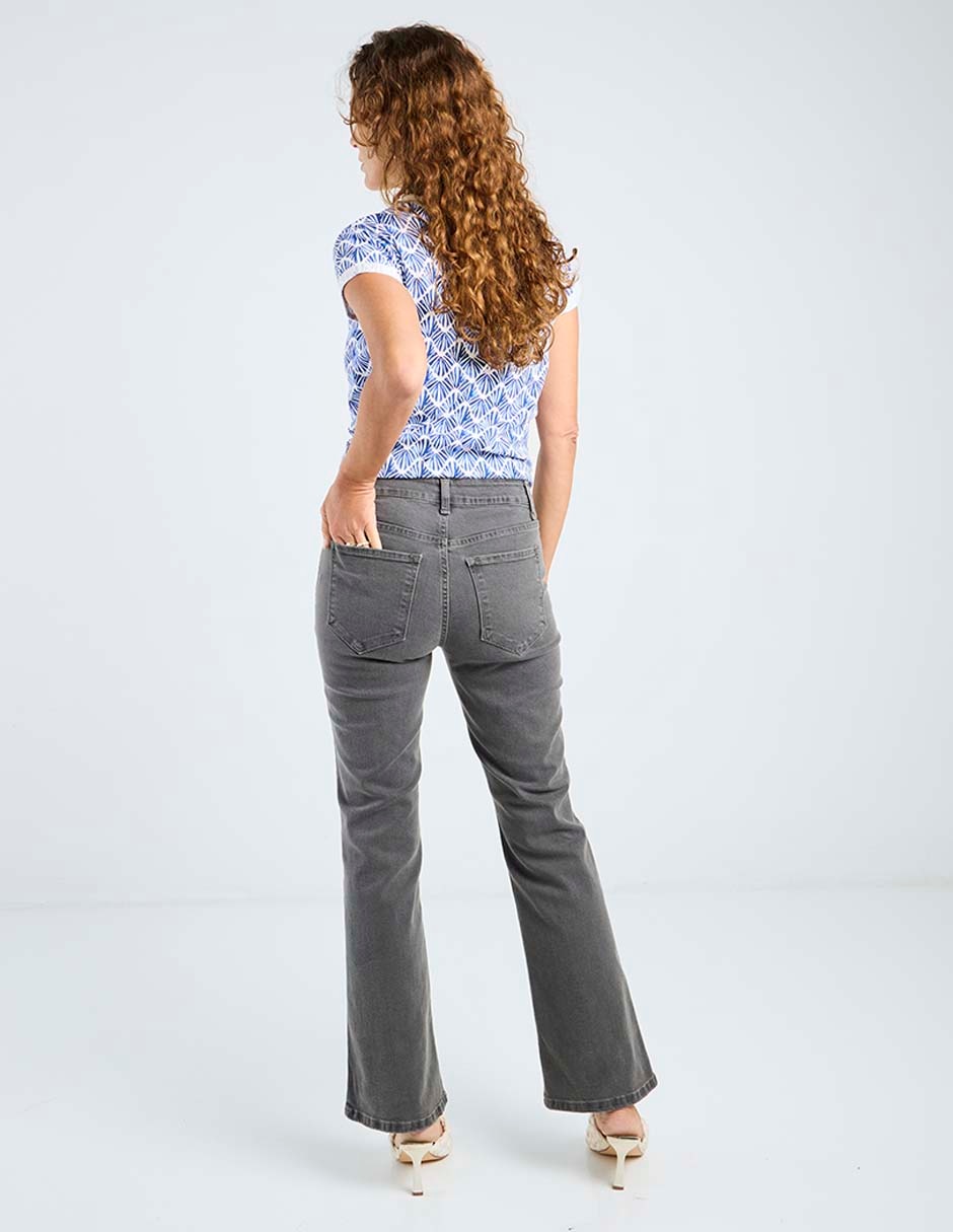Jeans flare cintura para mujer 6