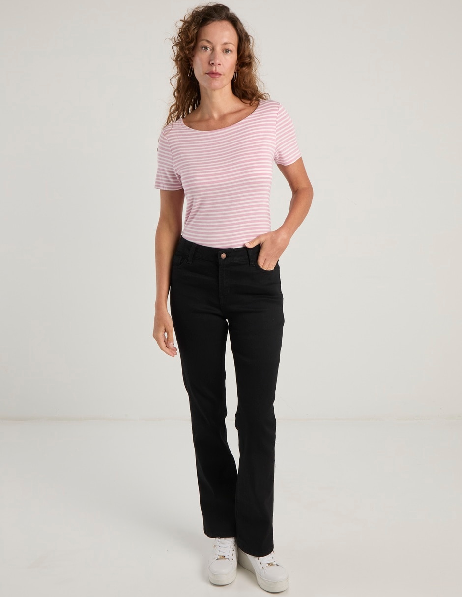 Jeans flare cintura para mujer Jeans flare cintura para mujer