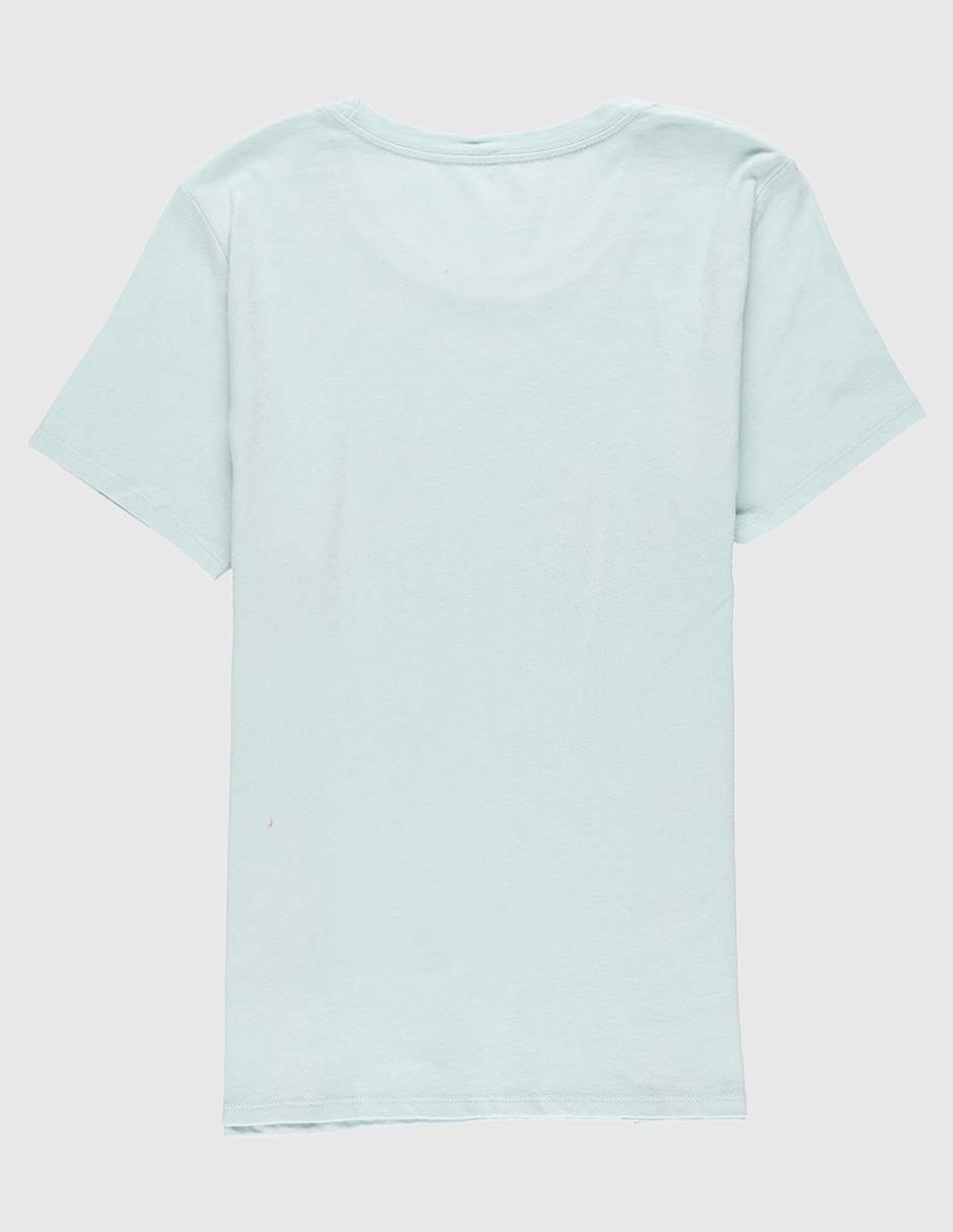 Playera manga corta cuello redondo para mujer 2