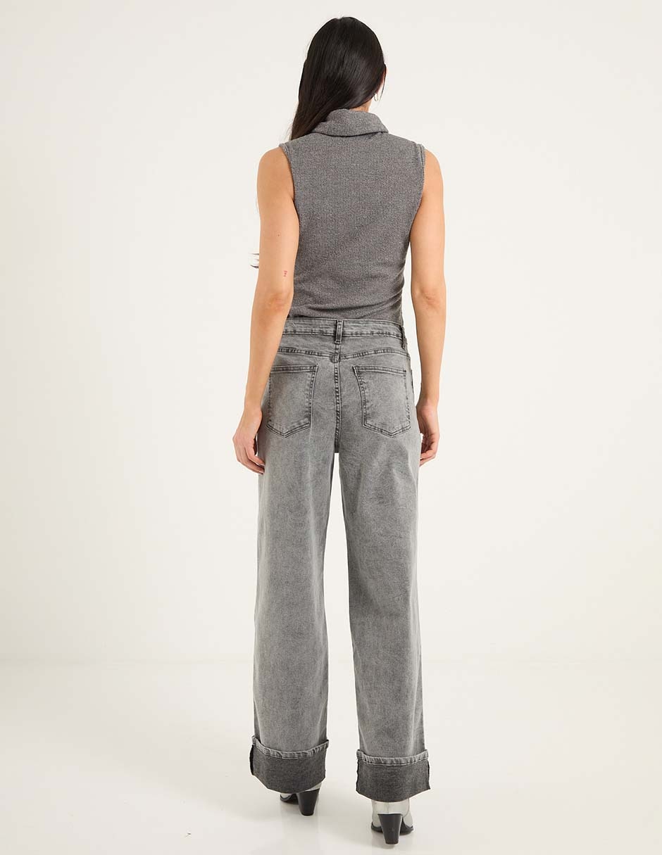 Jeans amplio para mujer 2