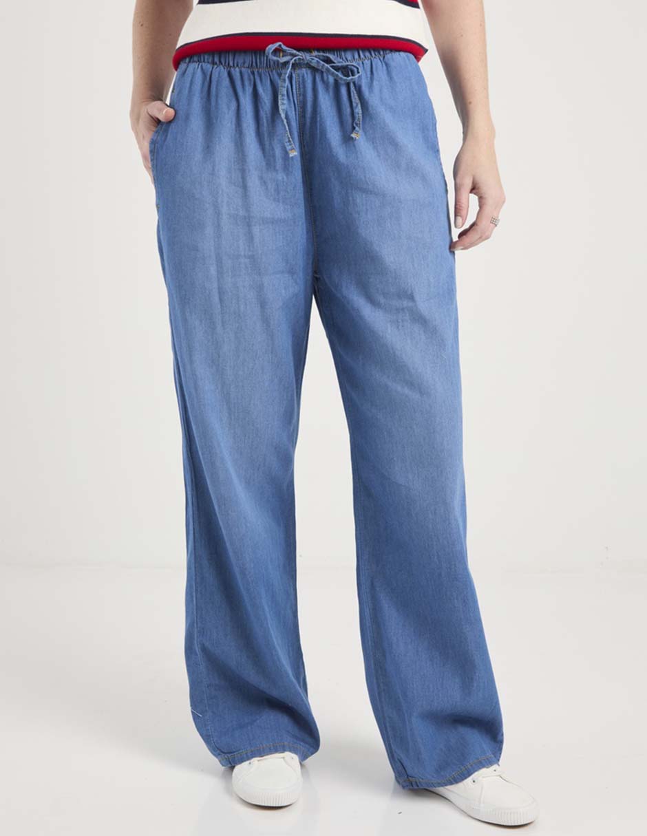 Jeans easy pant amplio para mujer Jeans easy pant amplio para mujer