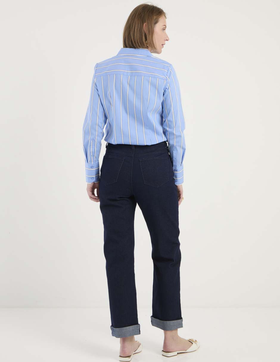Jeans straight para mujer 2