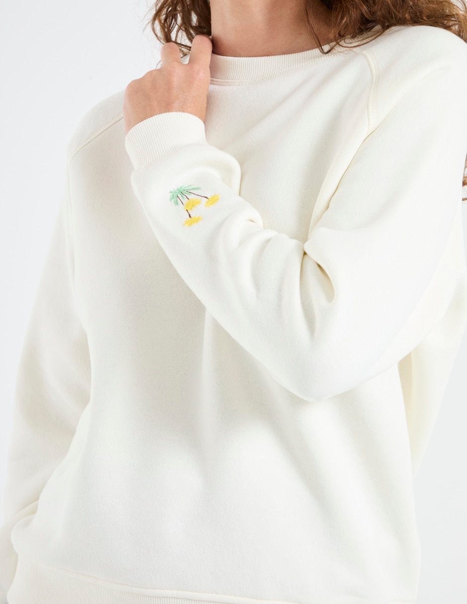 SUDADERA WKM26010-01 WEE, EG, VAINILLA