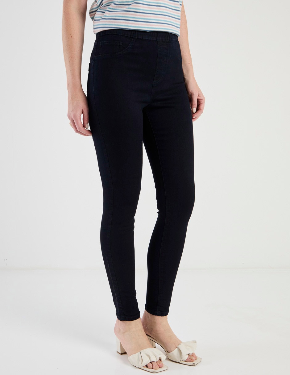 Jeans skinny cintura alta para mujer 4