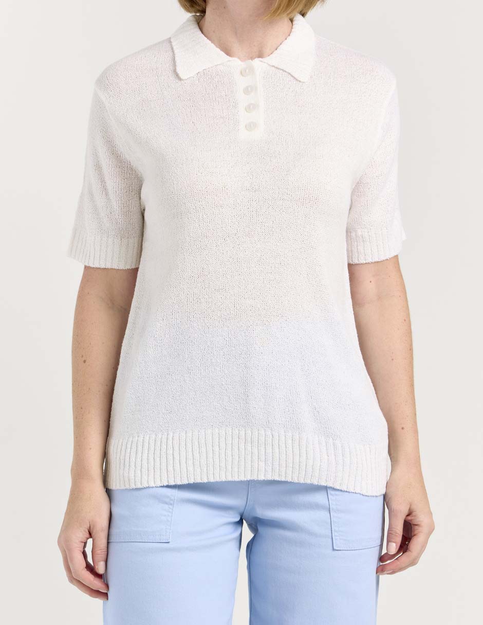 Blusa manga corta para mujer 5