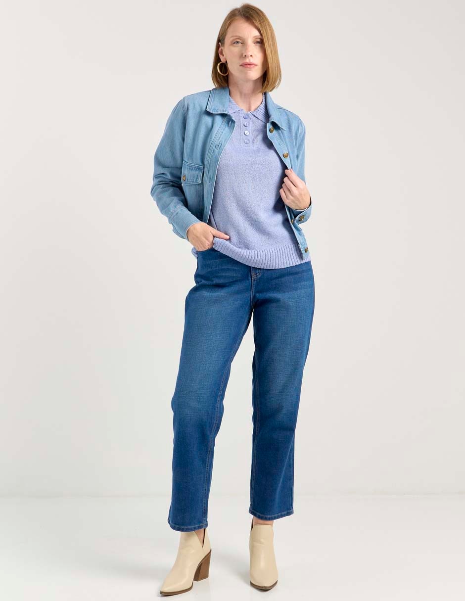 Blusa Weekend manga corta para mujer