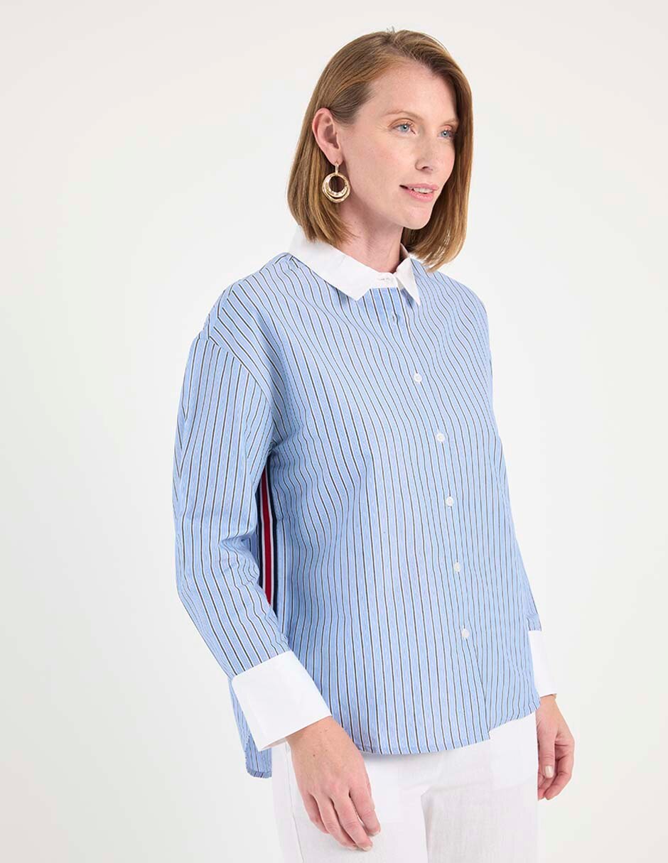 Blusa manga larga para mujer