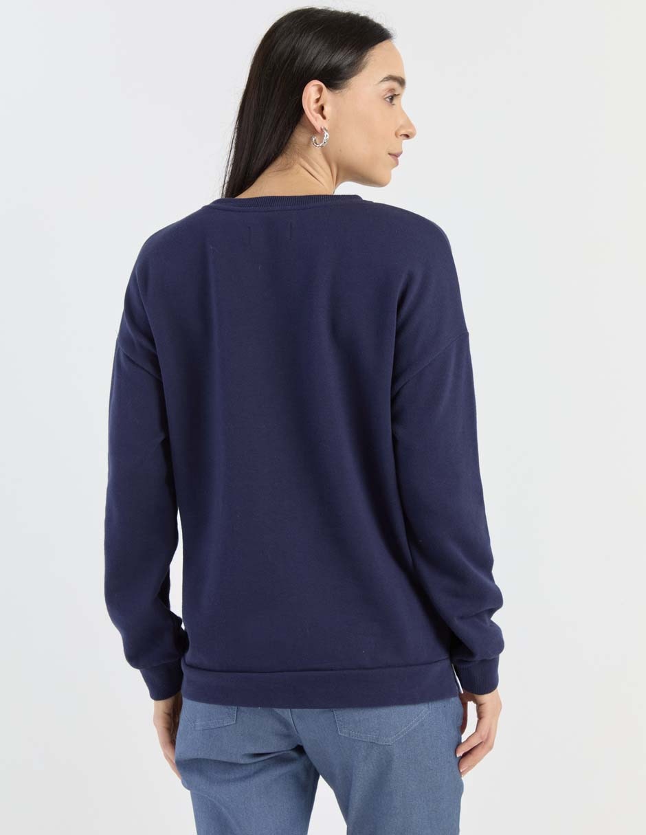 SUDADERA WKMR26502-01, EG, AZUL MARINO