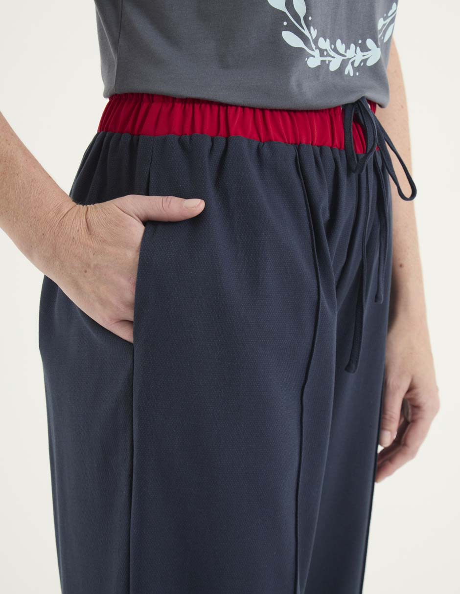 Pantalón amplio para mujer 4