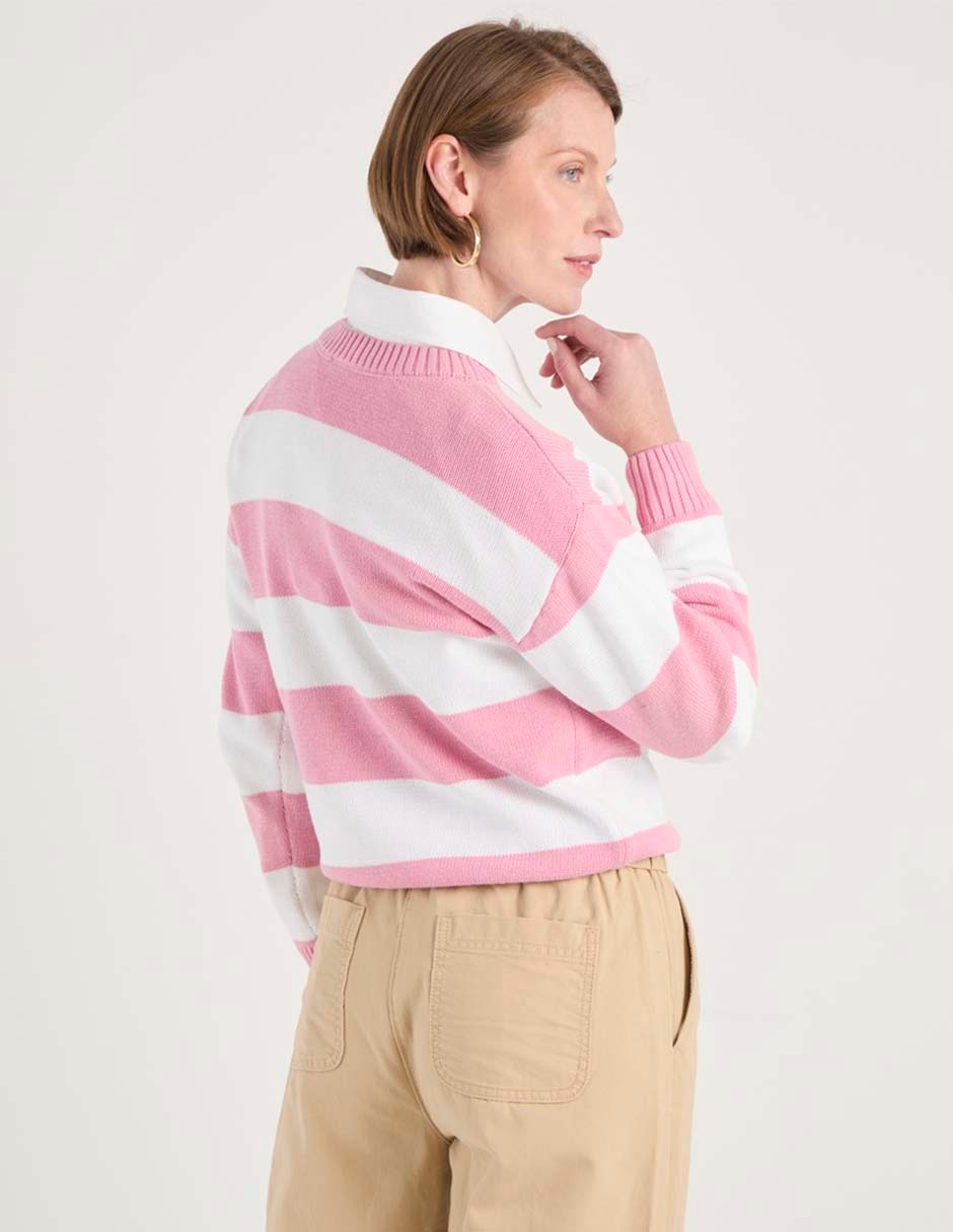 Suéter cuello redondo para mujer 2