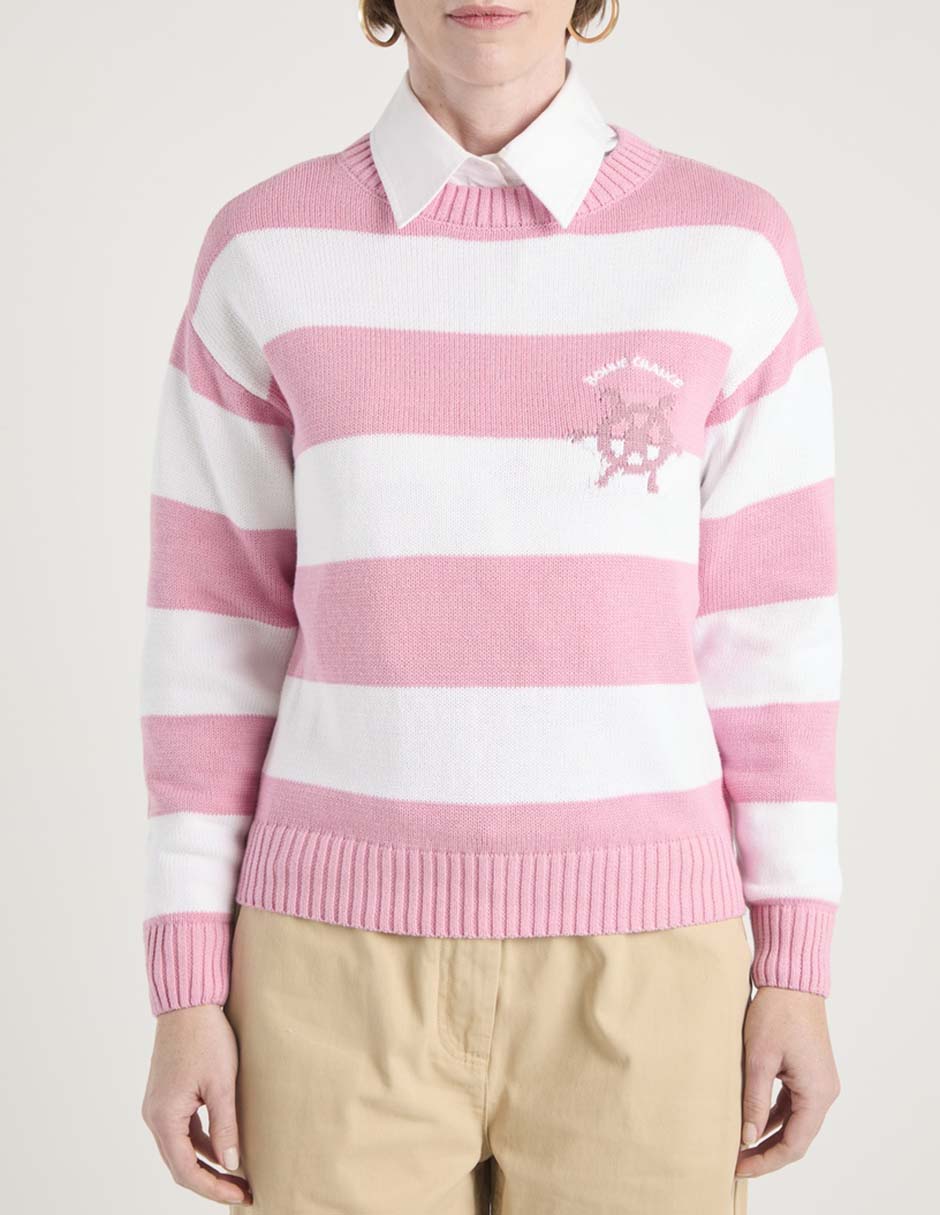 Suéter cuello redondo para mujer 5