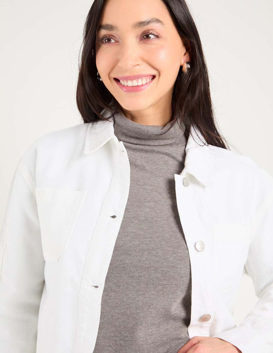 Chamarra casual para mujer 4