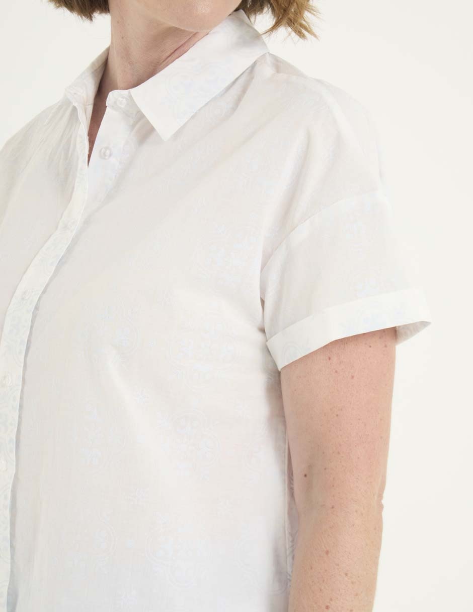 Blusa manga corta para mujer 4