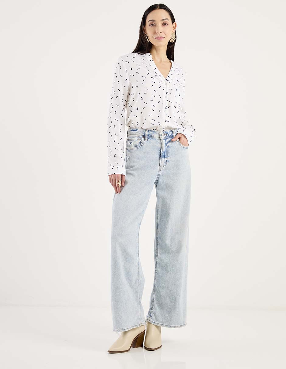 Blusa manga larga para mujer 3