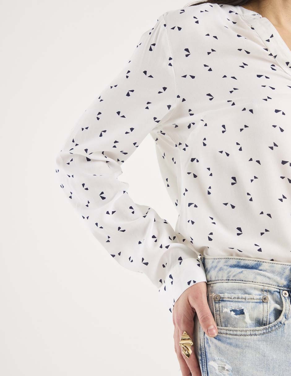 Blusa manga larga para mujer 4