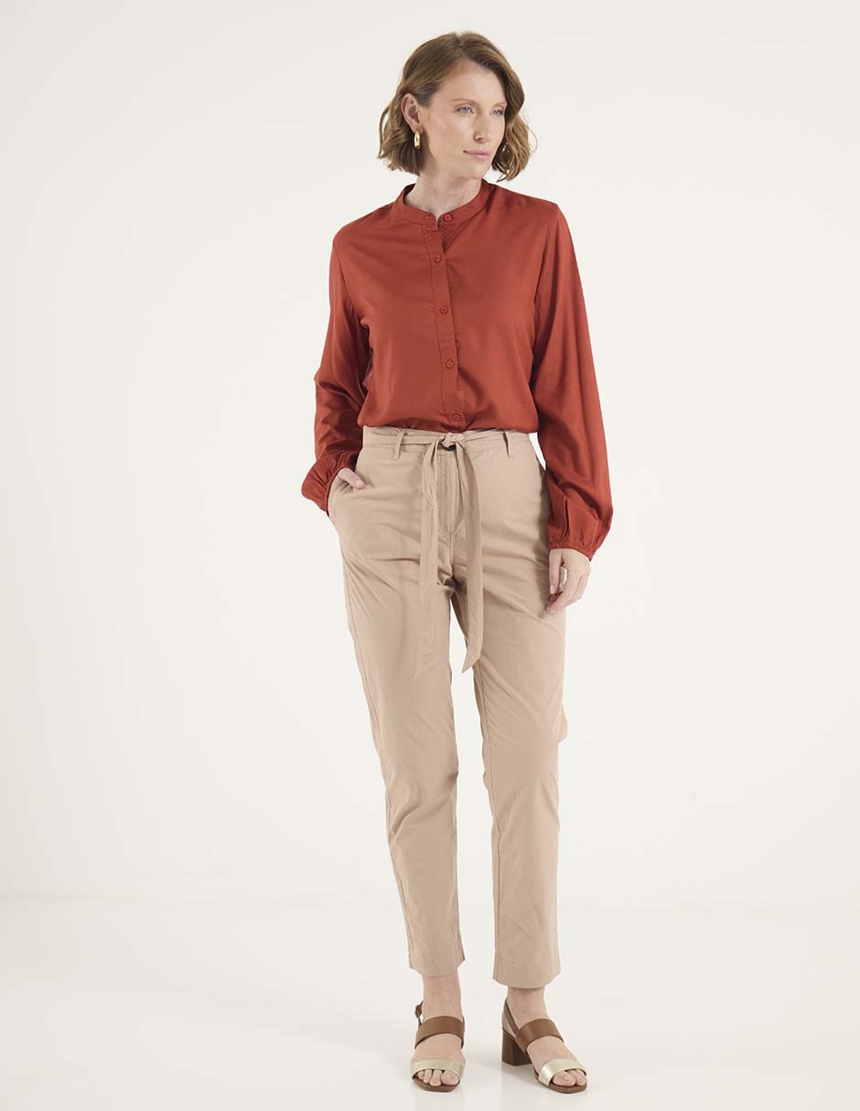 Pantalón chino slim para mujer 3