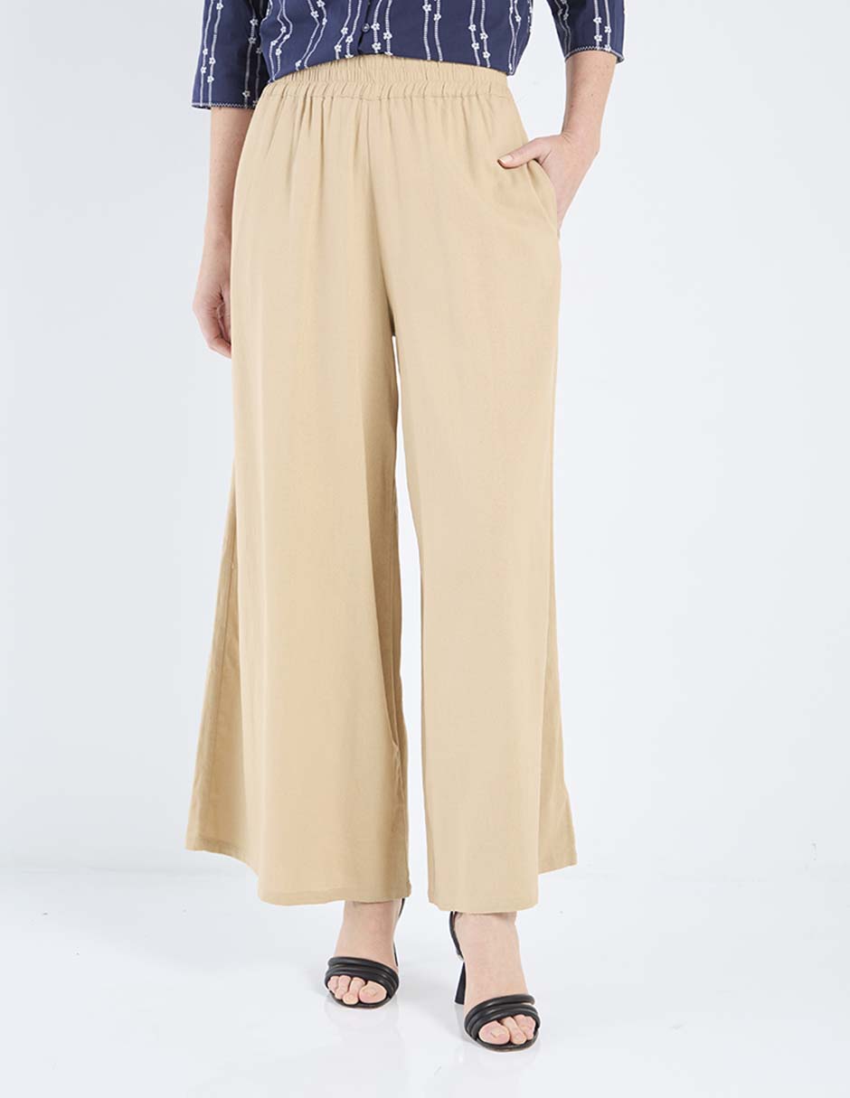 Pantalón relaxed wide leg para mujer Pantalón relaxed wide leg para mujer