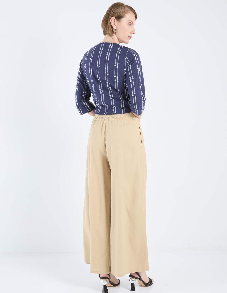 Pantalón relaxed wide leg para mujer 2