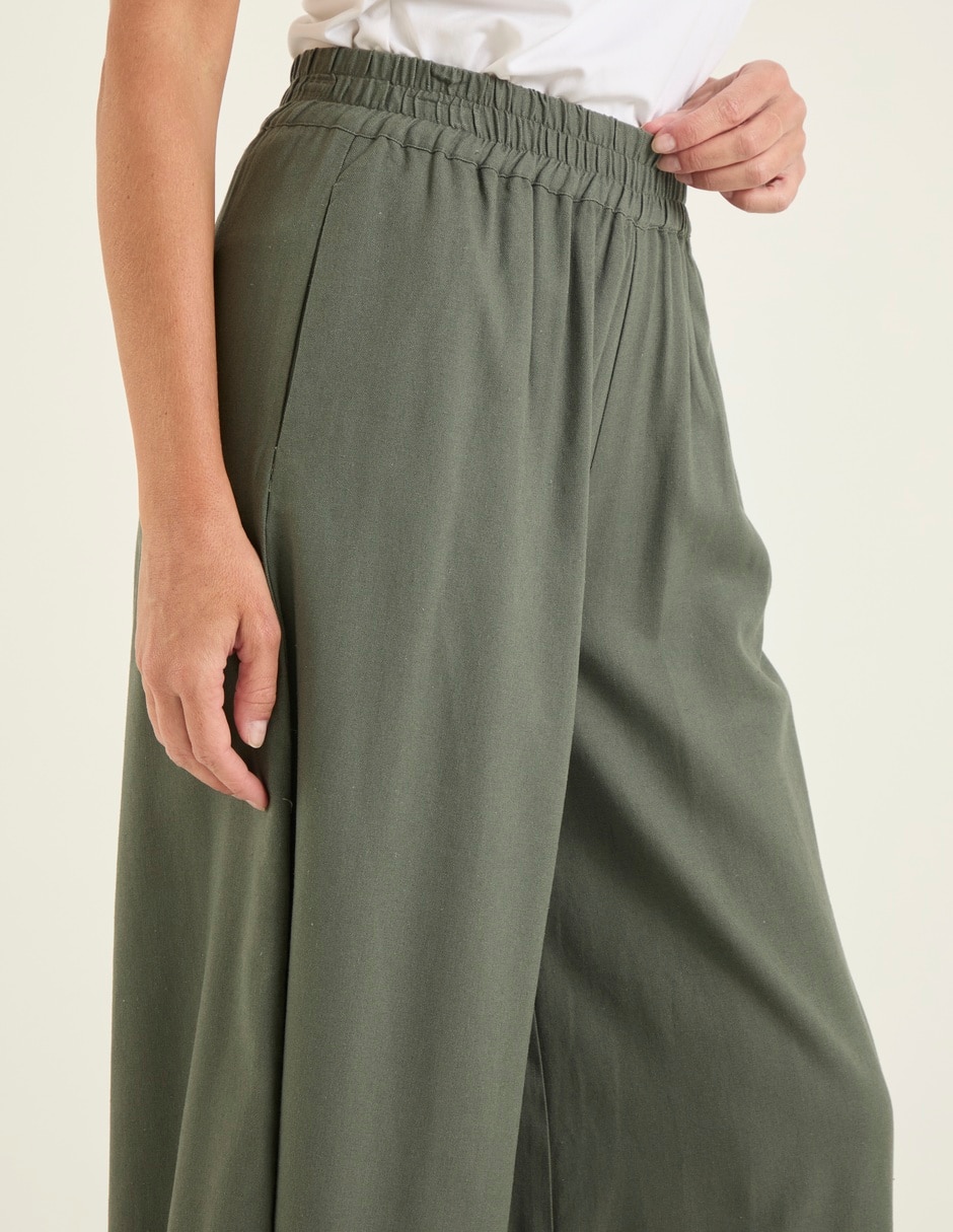 Pantalón relaxed wide leg para mujer 4