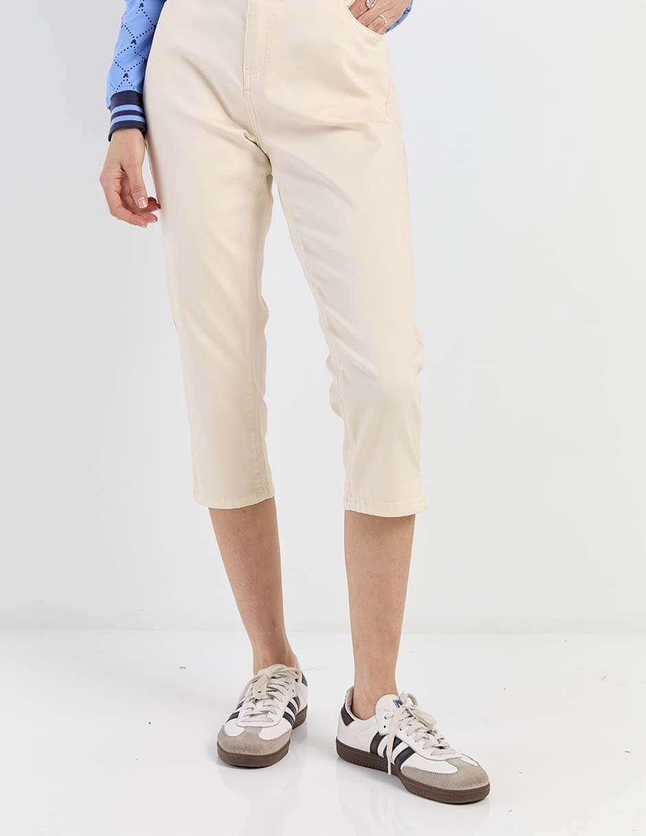 Pantalón capri slim para mujer Pantalón capri slim para mujer