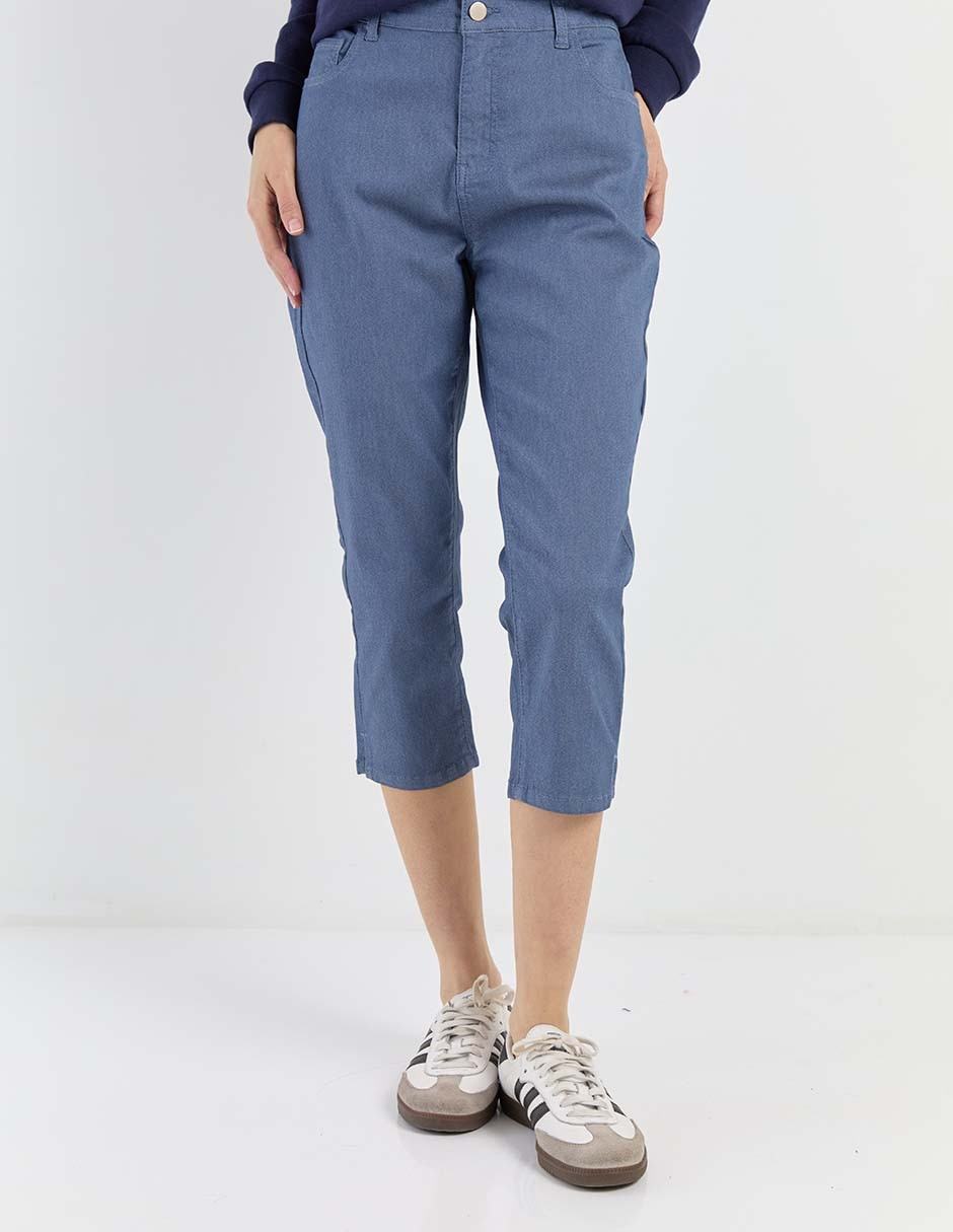 Pantalón capri slim para mujer Pantalón capri slim para mujer