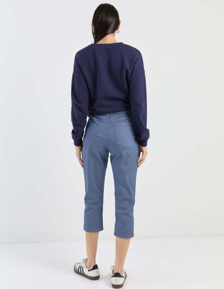 Pantalón capri slim para mujer 2