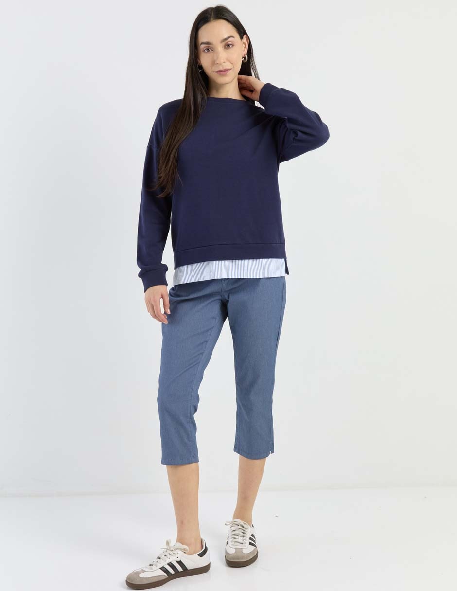 Pantalón capri slim para mujer 3