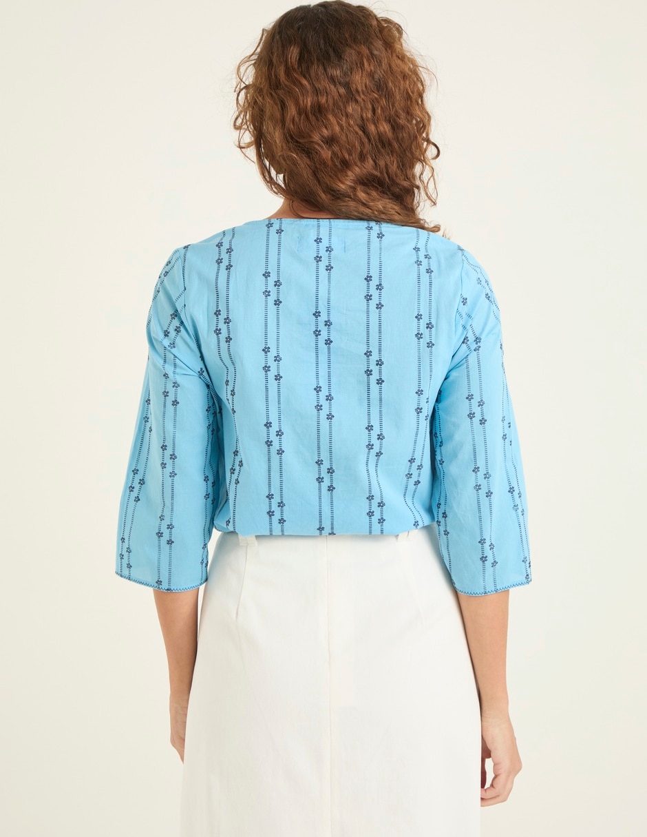 Blusa manga 3/4 para mujer 2