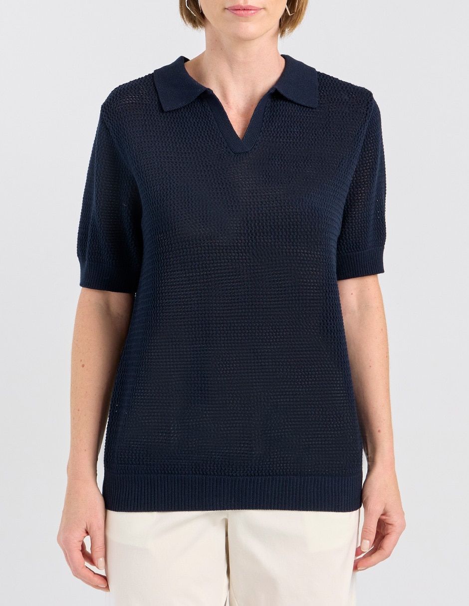 Blusa Weekend manga corta para mujer