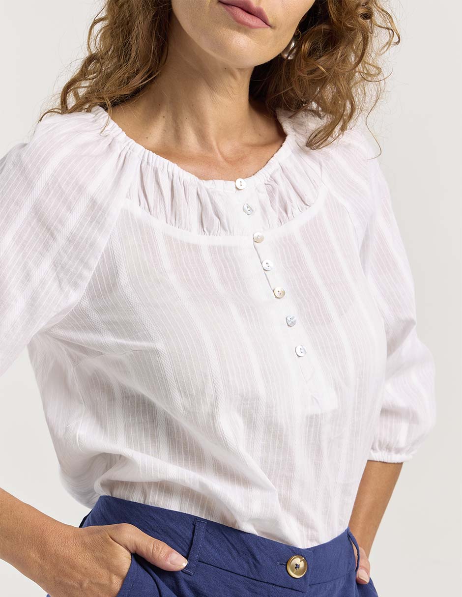 Blusa manga larga para mujer 4