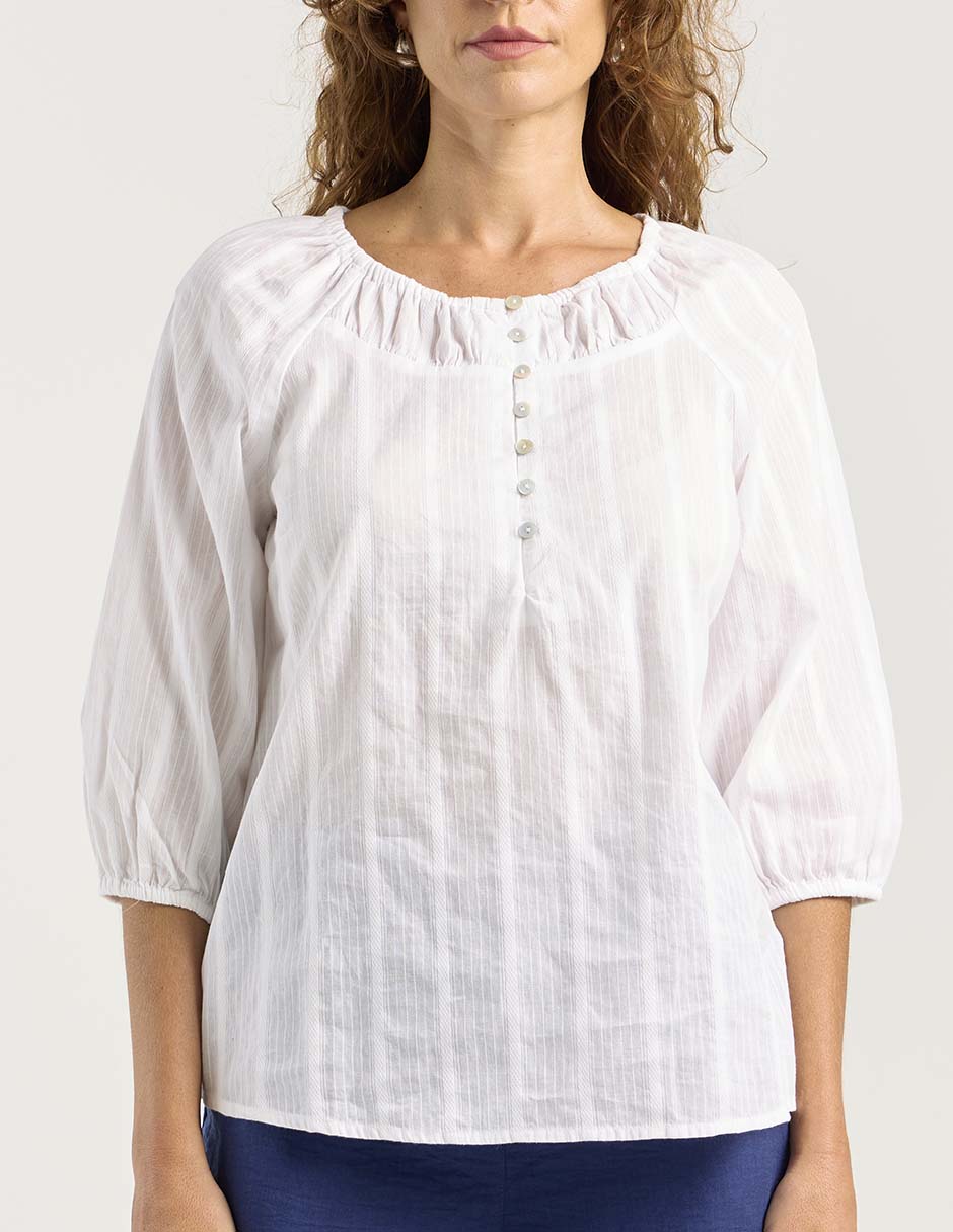 Blusa manga larga para mujer 7