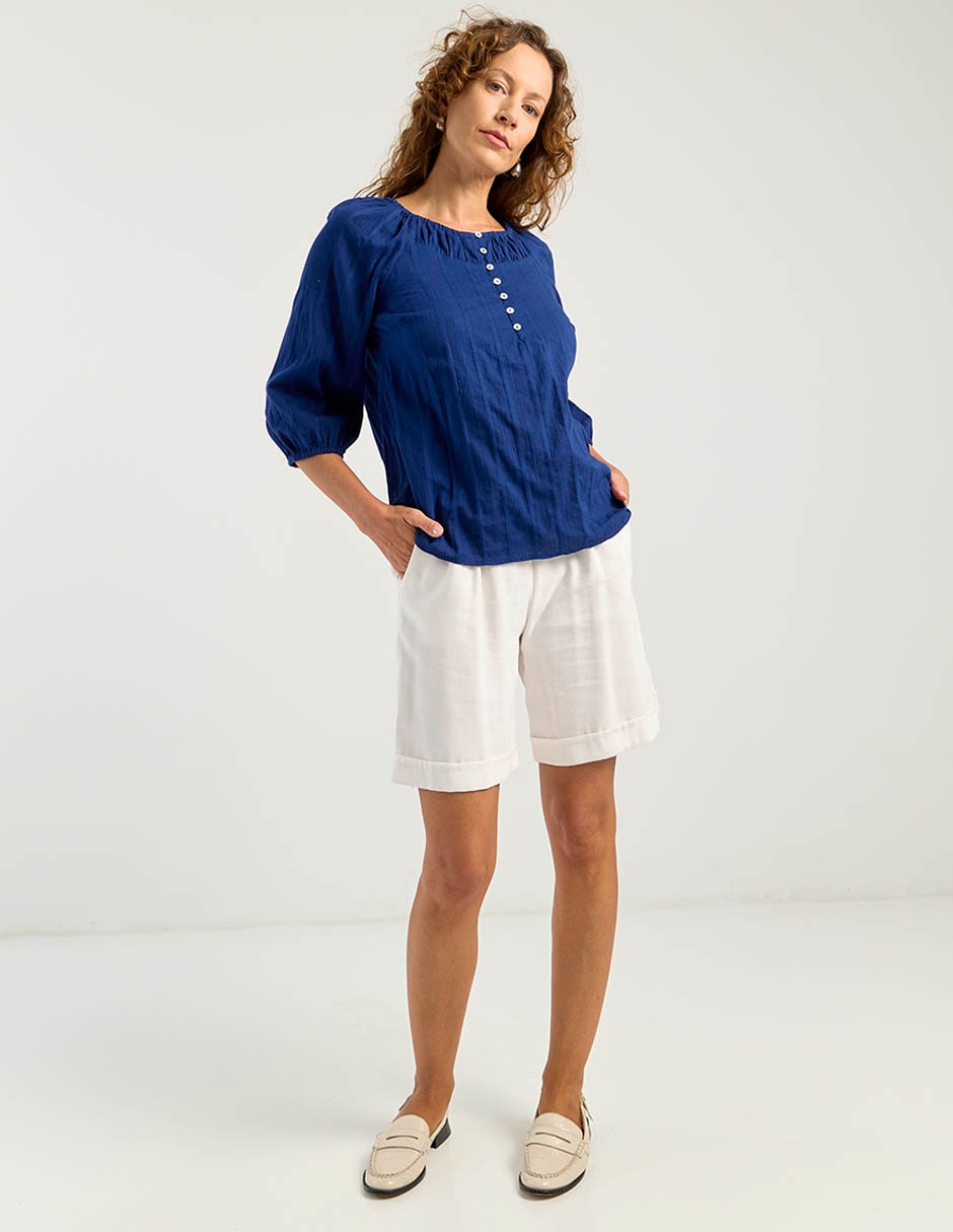 Blusa Weekend manga larga para mujer