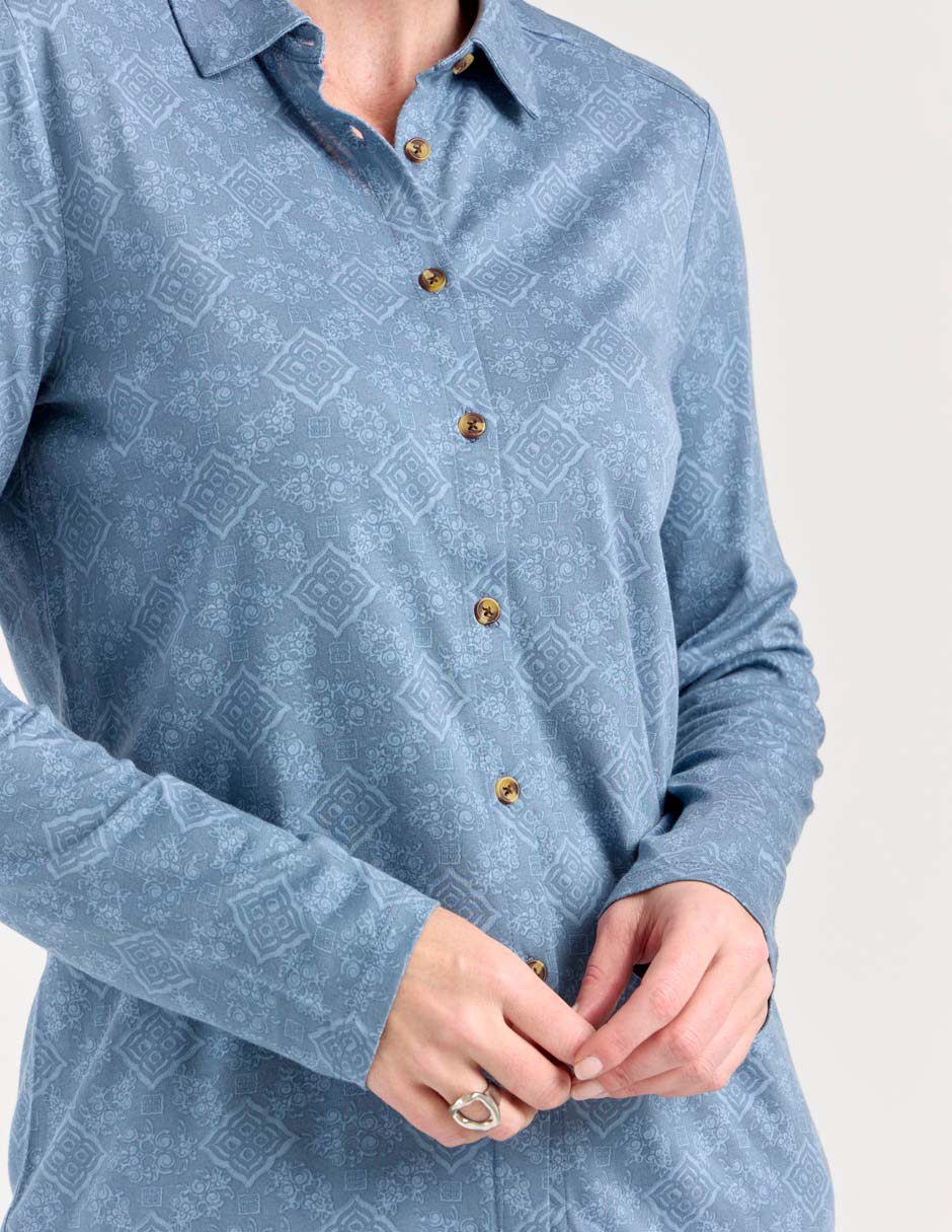 Blusa Weekend manga larga para mujer
